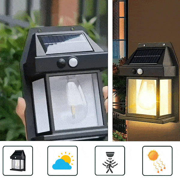 WLAMP, Lampada solare da esterno con sensore di movimento - video
