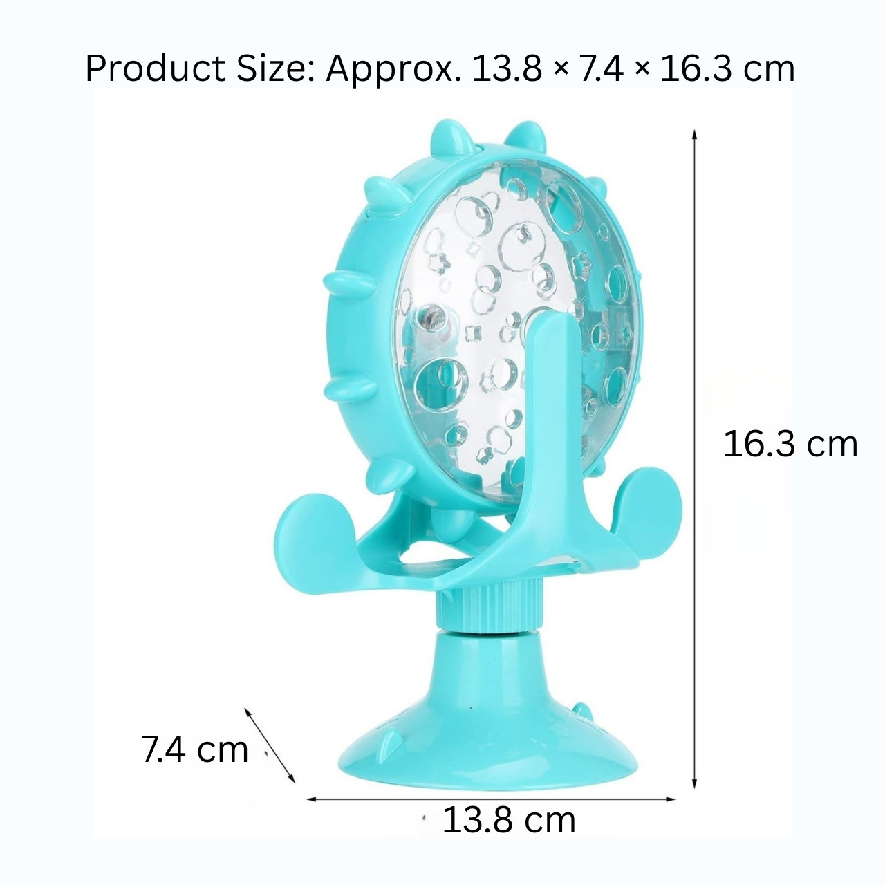 WheelToy, giocattolo interattivo rotante per cibo per gatti e cani - Image 1