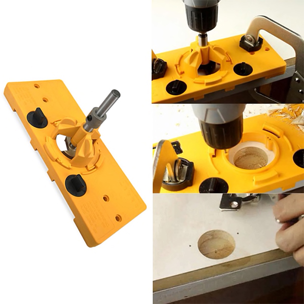 WoodWork, set di strumenti da 7 pezzi per forare cerniere (35 mm) - Image 2