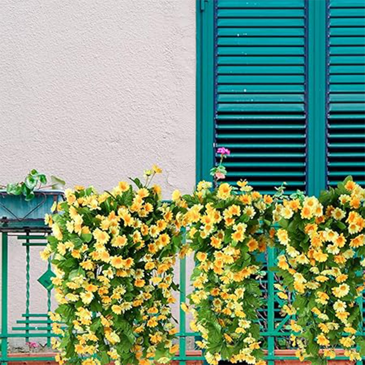 YellowFlowers, fiori artificiali pendenti dall'aspetto naturale - Image 2