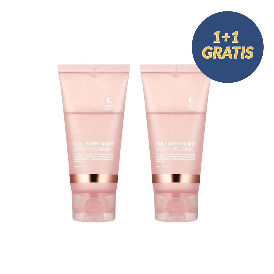 CollagenMask, maschera viso peel-off al collagene da lasciare agire durante la notte (1+1 GRATIS) - Image 1