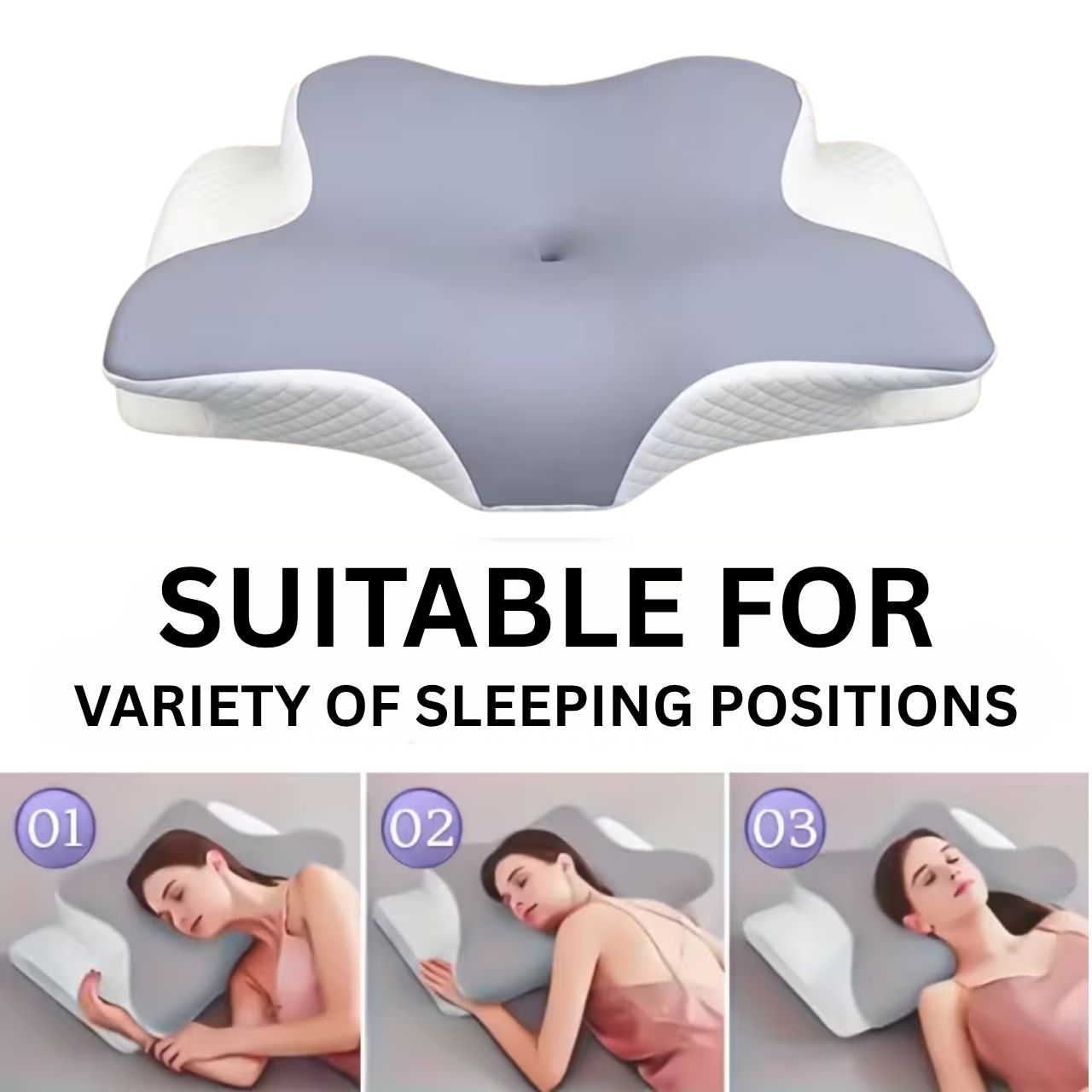 Cuscino ergonomico con memory foam, CervicalPillow - Image 5