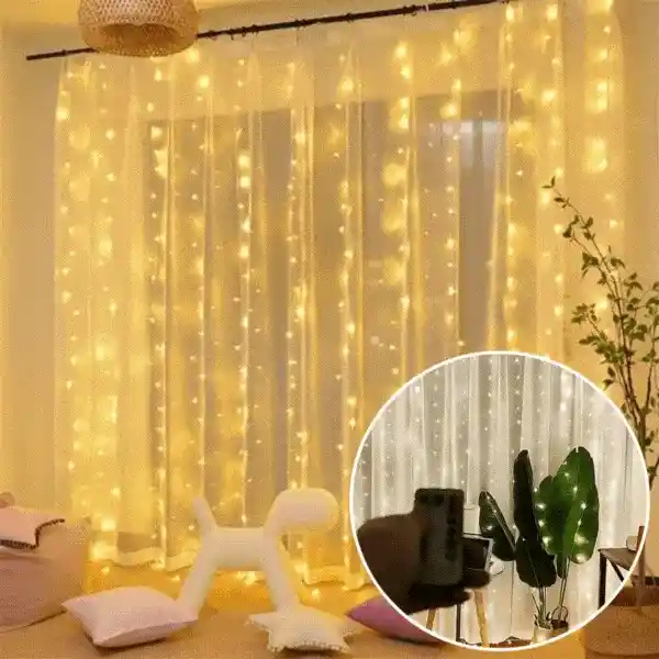 CurtainLED, tenda con 300 luci LED (3x3m) - Image 1